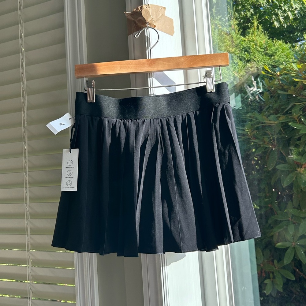 NEW TNA micro tennis skirt black